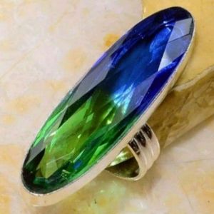 Oblong Ametrine Ring